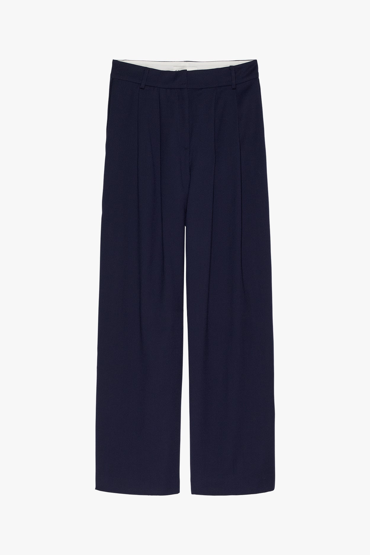 alexis wool wide pleated tower pant